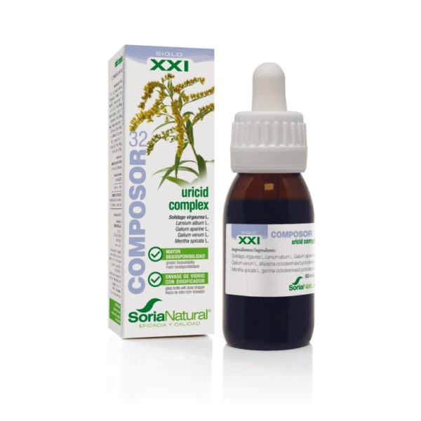 Soria Natural Composor 32 Uricid  Complex 50 ml Soria Natural Composor 32 Uricid  Complex 50 ml