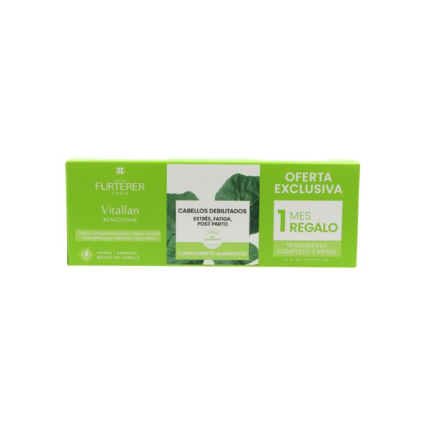 Rene Furterer Vitalfan Reaccional 3 Envases 30 C Rene Furterer Vitalfan Reaccional 3 Envases 30 C